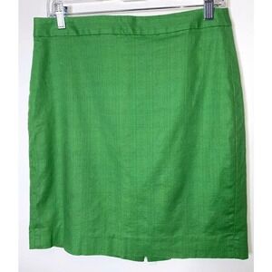 Banana Republic Pencil Skirt Women Size 8 Green Business Casual *